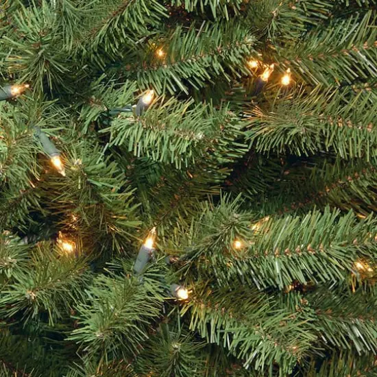 6ft. Pre-Lit North Valley&reg; Spruce Artificial Christmas Tree, Clear Lights {3}