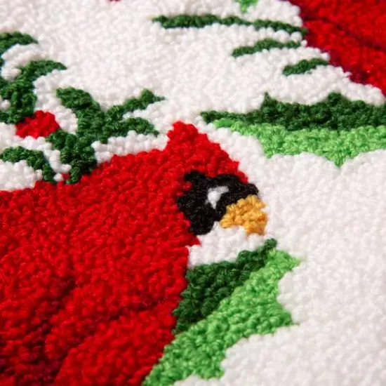 Glitzhome&reg; 21" Cardinal Hooked Stocking {6}