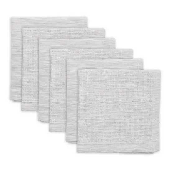 DII&reg; Recycled Cotton Dishcloth Set Light Gray {1}
