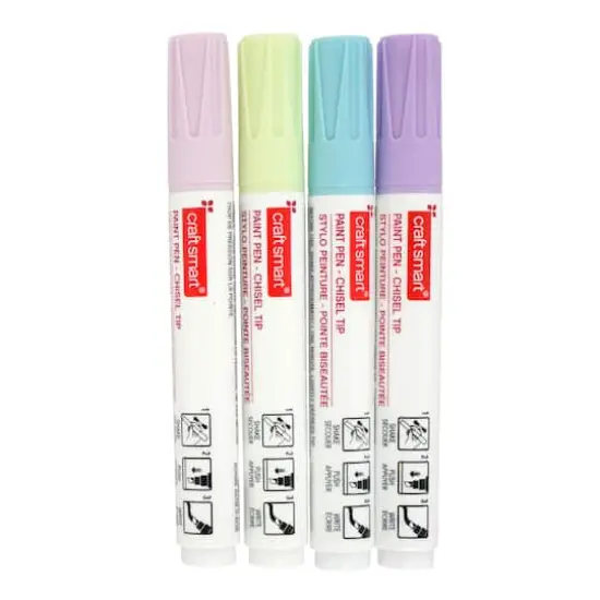 Pastels Chisel Tip Paint Pen Set by Craft Smart&reg; {1}