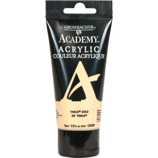 Grumbacher&reg; Academy&reg; Acrylic, 2.5oz. C079P Thalo Gold {1}