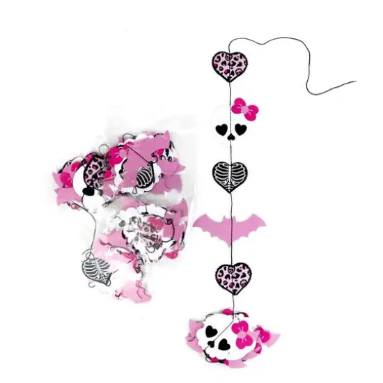 Pink & Black Halloween Backdrop by Celebrate It&trade; {3}