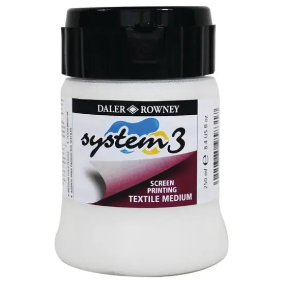 Daler-Rowney&reg; System 3 Acrylic Textile Printing Medium, 8oz. {1}