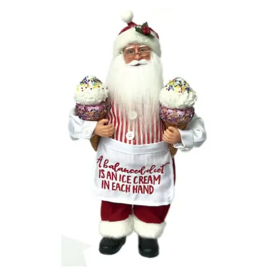 Santa's Workshop 15" Ice Cream Claus {1}