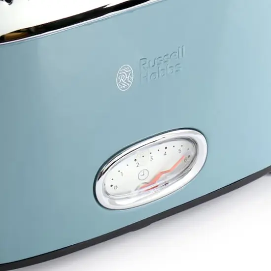 Russell Hobbs Retro Style 2 Slice Toaster Blue {6}