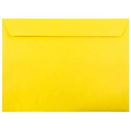 JAM Paper 9" x 12" Booklet Envelopes, 25ct. Yellow {1}