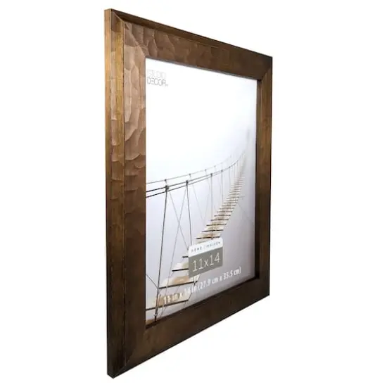 Home 11" x 14" Walnut Hammered Frame by Studio D&eacute;cor&reg; {5}