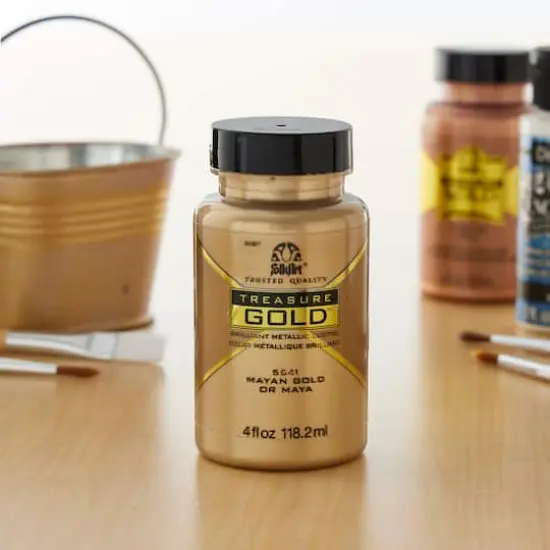 FolkArt&reg; Treasure Gold&trade; Metallic Paint Mayan Gold {3}
