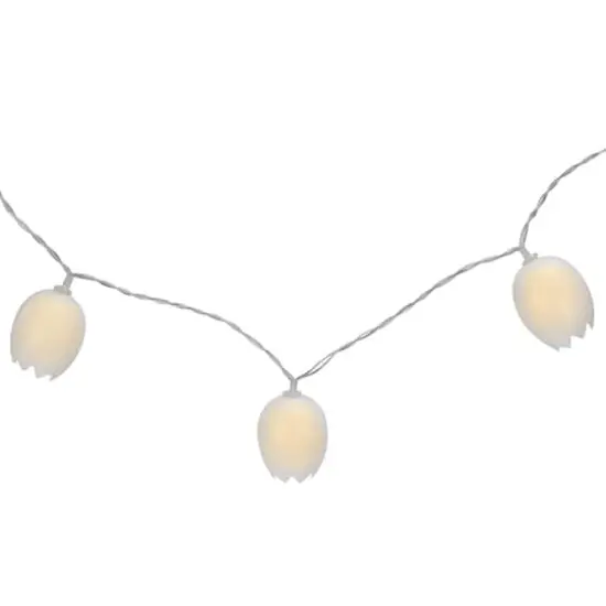 10ct. Cracked Easter Egg LED String Lights with Clear Wire {4}