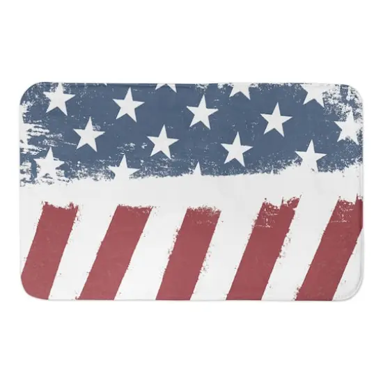 Stars and Stripes Bath Mat {1}