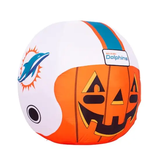 Sporticulture 4ft. Inflatable NFL Team Pride Jack-O' Helmet Miami Dolphins {1}