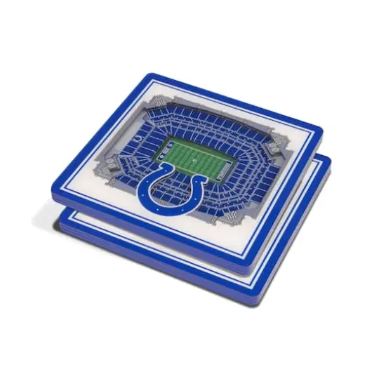 3D StadiumView Coasters Indianapolis Colts {1}