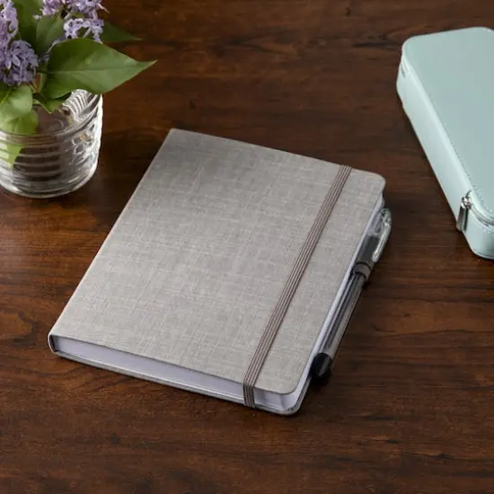 Gray Premium Hardcover Dot Journal, 6" x 8" by Artist's Loft&trade; {5}