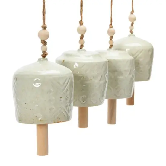 Hello Honey&reg; Stoneware Bell with Reactive Glaze Set {3}