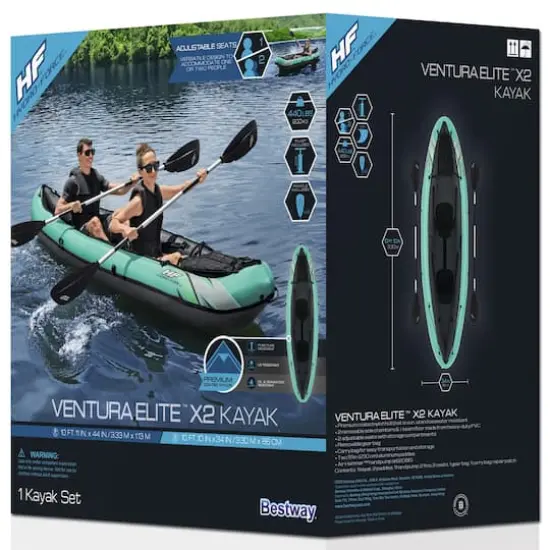 Bestway 11ft. Hydro-Force Ventura Elite X2 Kayak {5}