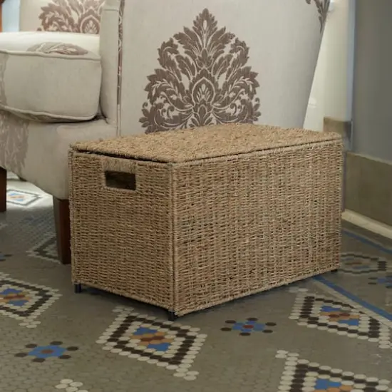 Household Essentials Large Woven Chest {3}