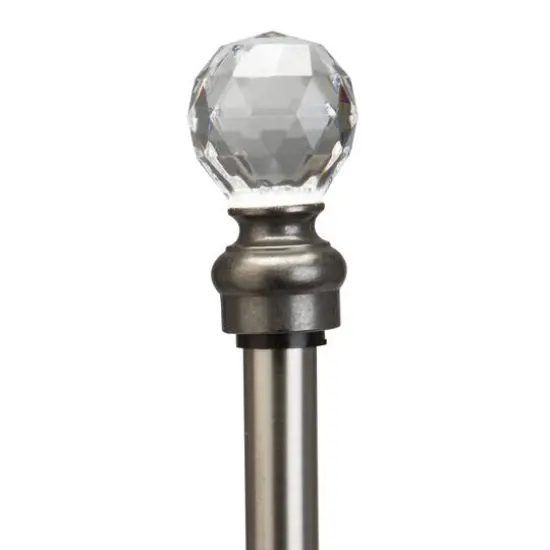 Home Details Crystal Ball Curtain Rod Satin {4}