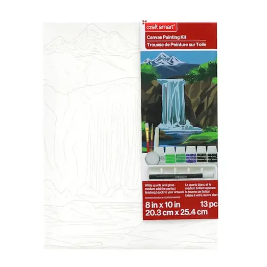 8" x 10" Waterfall Canvas Painting Kit by Craft Smart&reg; {3}