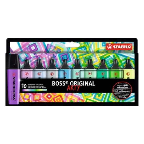 STABILO&reg; BOSS&reg; ARTY Cool Colors Original Highlighters Set {1}