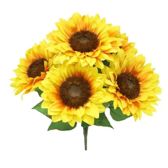18" Yellow Sunflower Bush by Ashland&reg; {3}