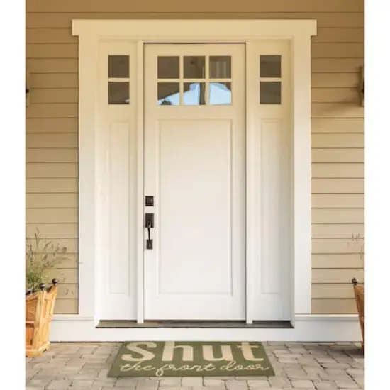 "Shut The Front Door" Doormat {3}
