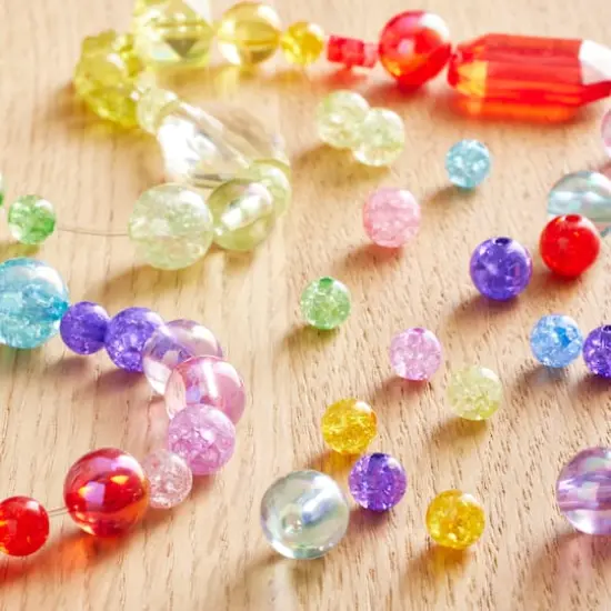 1/2lb. Crackle Mix Round Beads by Creatology&trade; {3}