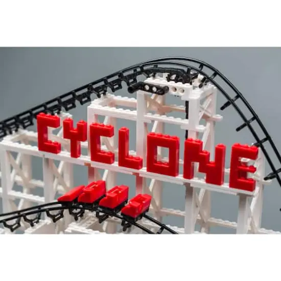 CDX Blocks Cyclone Roller Coaster Building Brick Set {5}