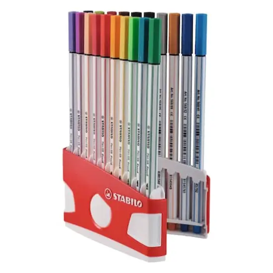 Stabilo&reg; 20 Color Pen 68 Brush ColorParade Set {3}