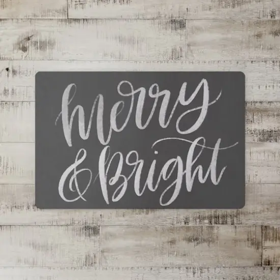 Merry And Bright 27x18 Floor Mat {3}