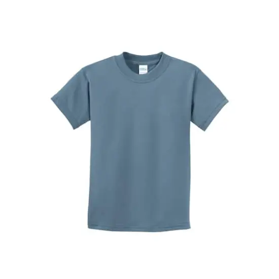 Port & Company&reg; Stonewashed Youth Essential T-Shirt Stonewashed Blue {1}