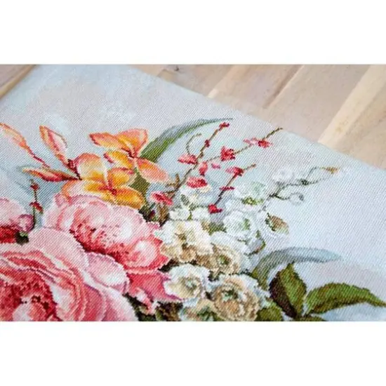 Luca-s Flower Bouquet Counted Cross Stitch Kit {4}