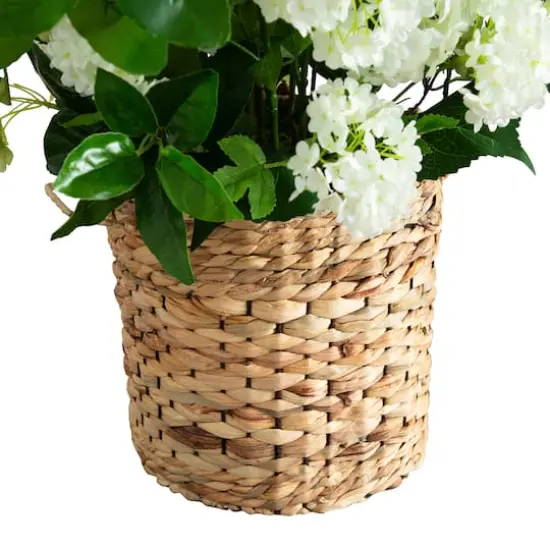 2.5ft. Artificial Mixed Flower Arrangement in Hyacinth Weave Basket {6}