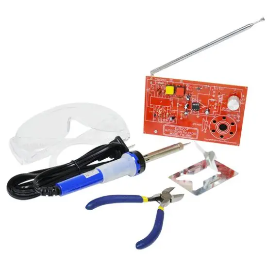 Elenco&reg; WE MAKE&trade; Learn to Solder FM Radio Kit with Tools {4}