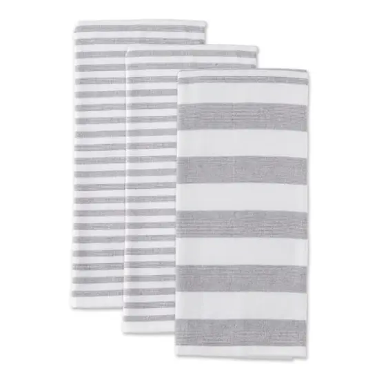 DII&reg; Mineral Nautical Stripe Terry Dishtowels, 3ct. {3}