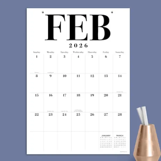 2026 Medium Art Poster Wall Calendar {3}
