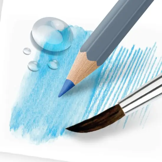 Faber-Castell&reg; Goldfaber Aqua 24 Color Watercolor Pencil Set {4}