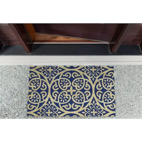 DII&reg; Blue Tunisia Scroll Doormat {4}