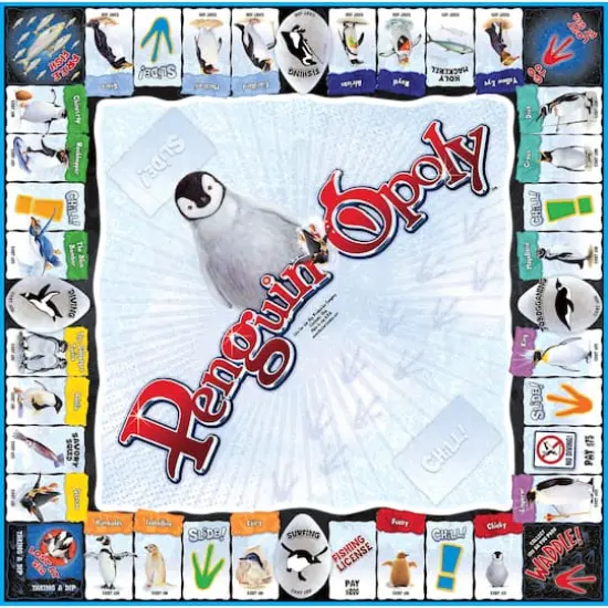 Late For The Sky Penguin-Opoly&trade; Board Game {5}