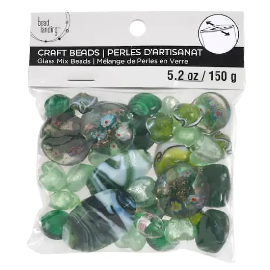 Mixed Lampwork Glass Craft Beads by Bead Landing&trade; Green {4}