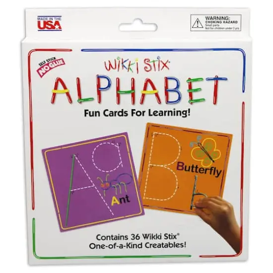 Wikki Stix&reg; Alphabet Cards Set, 2ct. {4}