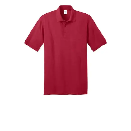 Port & Company&reg; Darks Core Blend Jersey Knit Polo Red {1}