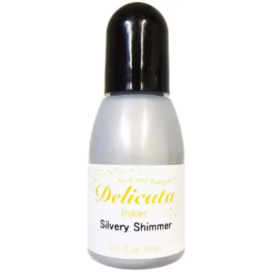 Delicata Pigment Ink Refill, 0.5oz. Silvery Shimmer {1}