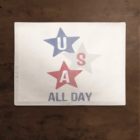 USA All Day Poly Twill Placemat {3}