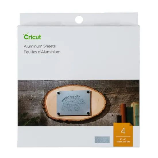 Cricut&reg; 4ct. Aluminum Sheets 4" x 4" {1}
