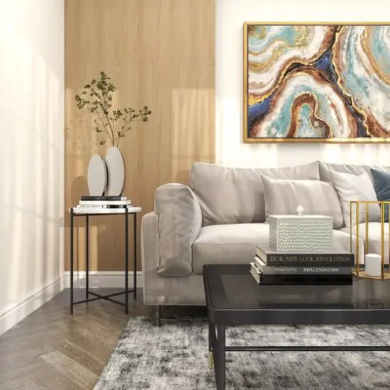 Silver Stainless Steel Vase with a Sleek Mirror Finish Set {13}