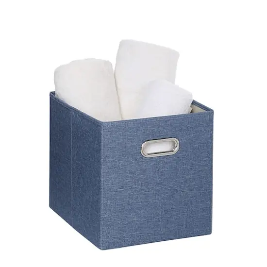 SunnyPoint 10.5" Storage Bin, 4ct. Sky Blue {4}