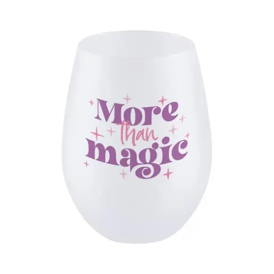 Craft Express 17oz. Frosted White Stemless Glass, 4ct. {4}