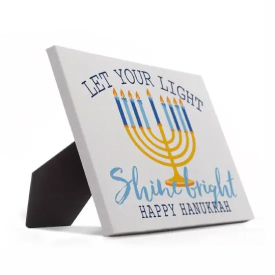 Let Your Light Shine Bright 8x10 Tabletop Canvas {3}