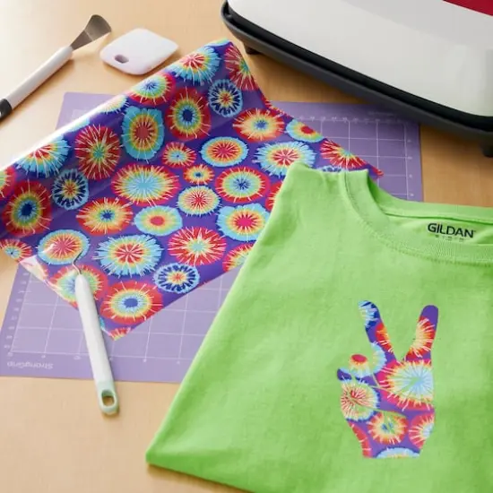 Siser EasyPatterns Plus Tye Dye Burst Heat Transfer Vinyl 36in {4}