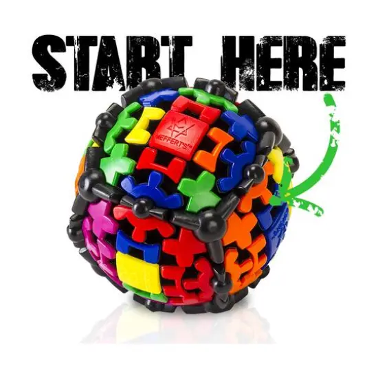 Gear Ball Brain Teaser {4}